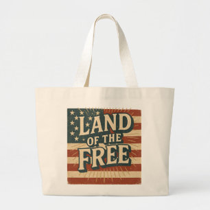 Grand Tote Bag Fête de l'Indépendance des États-Unis d'Amérique V