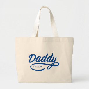 Grand Tote Bag Fête des pères - Papa depuis...