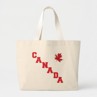 Grand Tote Bag Feuille d'érable Canada