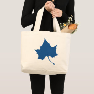 Grand Tote Bag Feuille d'état Indiana