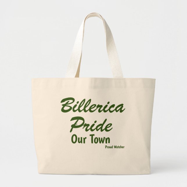 Grand Tote Bag Fierté dans notre ville (Devant)