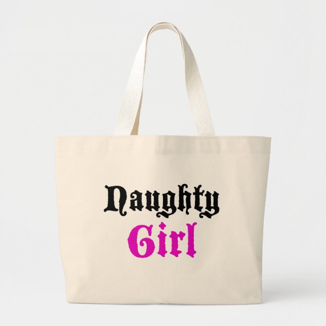 Grand Tote Bag Fille vilaine (Devant)