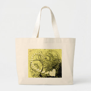 Grand Tote Bag Fils jaunes