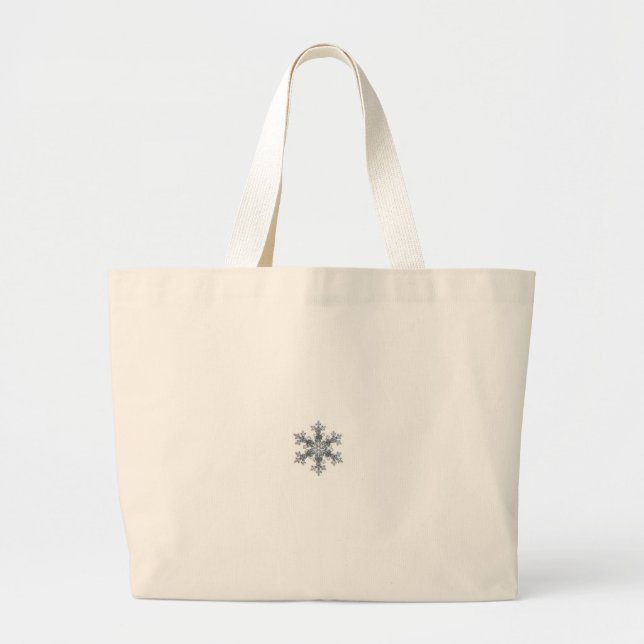 Grand Tote Bag Flacon de neige (Devant)