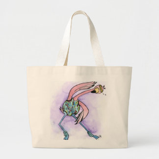 Grand Tote Bag Flamant rose de Jazzercise