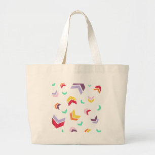 Grand Tote Bag Flèches colorées