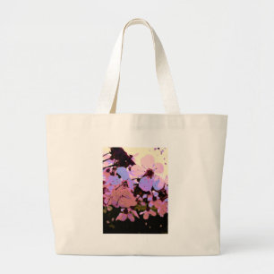 Grand Tote Bag Fleur de cerisier rose