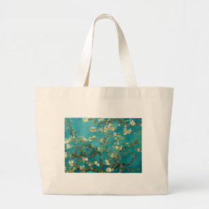 Grand Tote Bag Fleurs d'amandier de Van Gogh Impressionnisme Clas