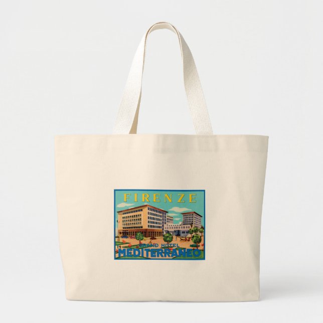 Grand Tote Bag Florence Grand Hotel Mediterraneo (Devant)