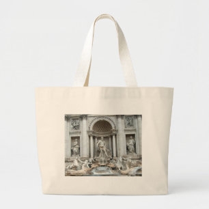 Grand Tote Bag Fontaine de Trevi à Rome, Italie