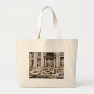 Grand Tote Bag Fontaine de Trevi Rome Italie
