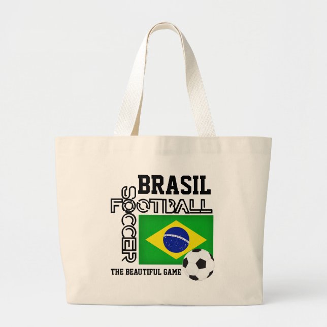 Grand Tote Bag Football BRASIL (Devant)