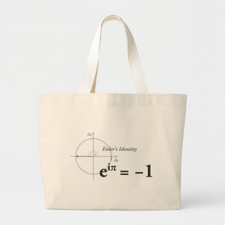 Grand Tote Bag Formule de maths de l'identité d'Euler