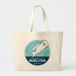 Grand Tote Bag Fourre-tout - Chat de plongée - Buellton.Art
