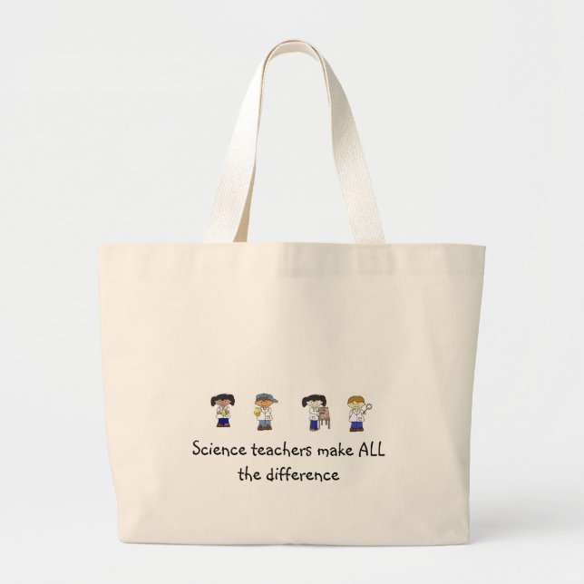 Grand Tote Bag Fourre-tout enorme - les professeurs de Sciences (Devant)