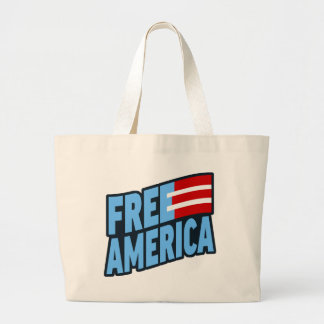 Grand Tote Bag Fourre-tout Jumbo d'Amérique libre