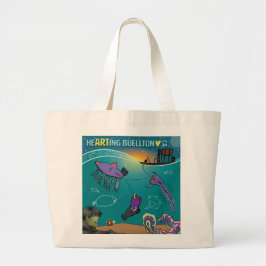 Grand Tote Bag Fourre-tout - Pêche des monstres marins - Buellton