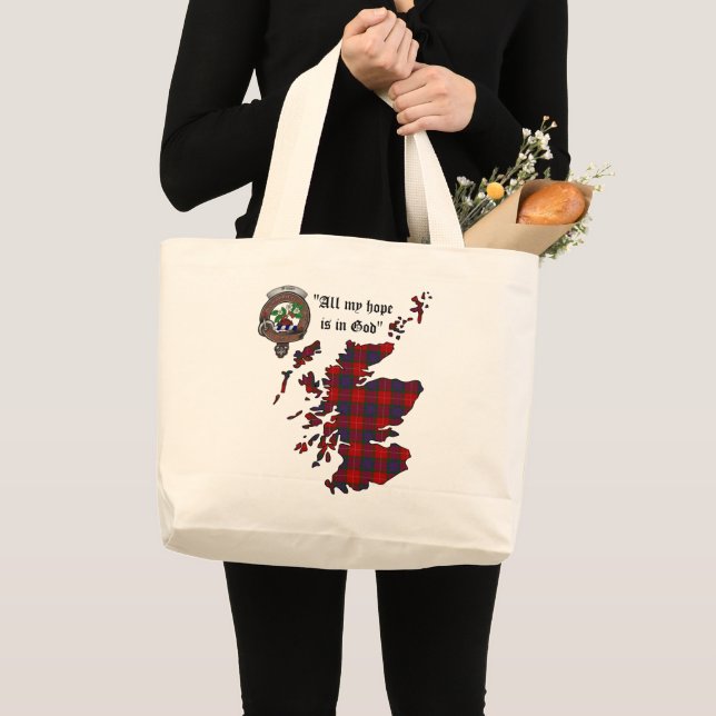 Grand Tote Bag Fraser Clan Badge Jumbo Fourre-tout (Devant (produit))