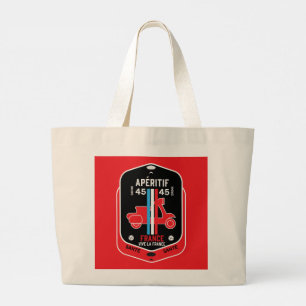 Grand Tote Bag French Aperitif Boissons