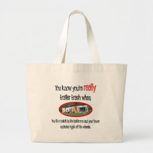 Grand Tote Bag Funny Trailer Park Shirts et cadeaux