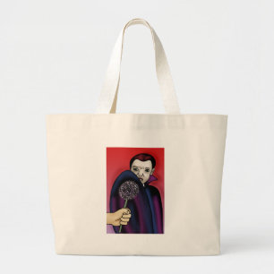 Grand Tote Bag Garlic Wards off the Vampire's Bite