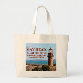 Grand Tote Bag Gay Head Lighthouse, Martha's Vineyard MA