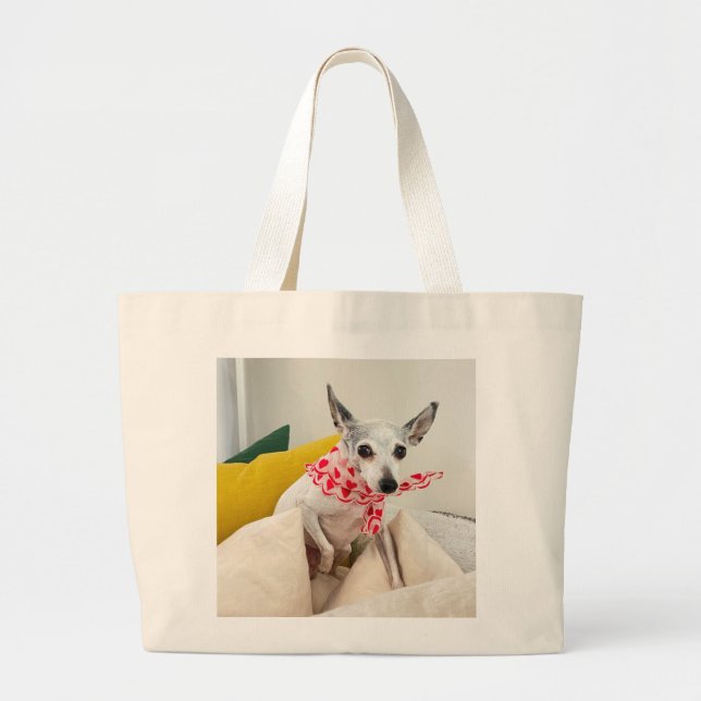 Grand Tote Bag géant de la perle à tarte fourre-tout (Devant)