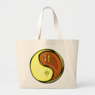 Grand Tote Bag Gémeaux & Singe de Bois