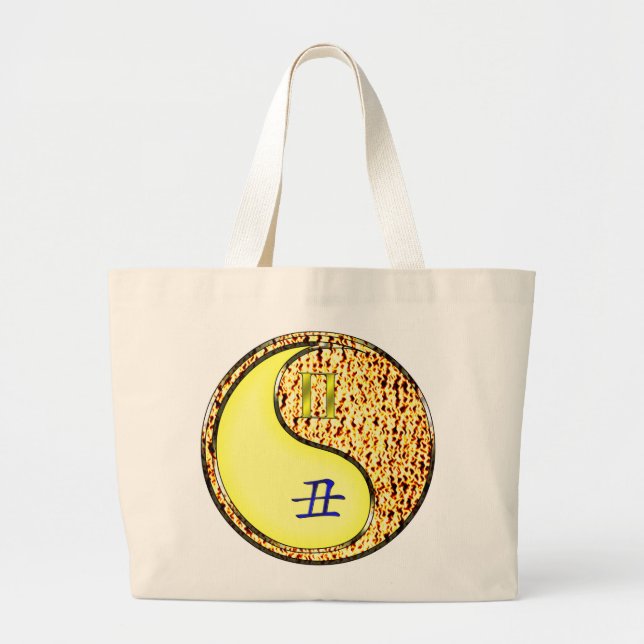 Grand Tote Bag Gemini & Ox de feu (Devant)