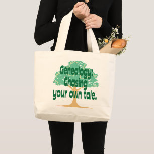 Grand Tote Bag Généalogie : Chasse de votre propre conte