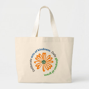 Grand Tote Bag Gentillesse et grâce Fourre-tout