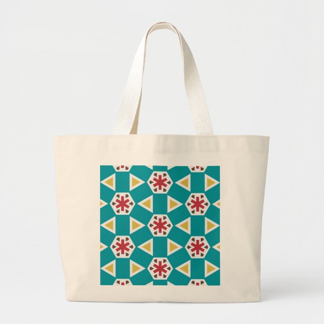 Grand Tote Bag géométrique 230614 (01) (Devant)