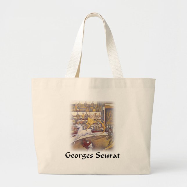 Grand Tote Bag Georges Seurat - le cirque (Devant)
