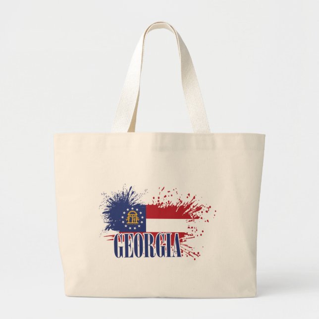 Grand Tote Bag Géorgie (Devant)
