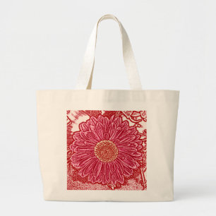 Grand Tote Bag Gerbera Daisy