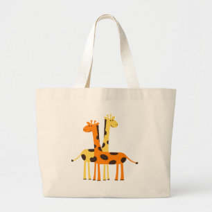 Grand Tote Bag girafe afrique safari faune