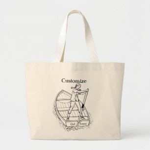 Grand Tote Bag Girl Power Sculling Boat Thunder_Cove