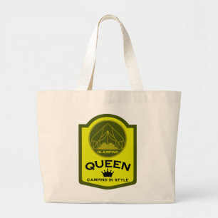 Grand Tote Bag Glamping Queen Camping En Style