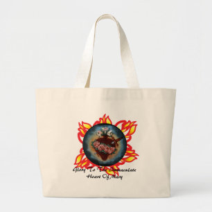 Grand Tote Bag Glory To The Immaculate Heart Of Mary