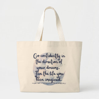 Grand Tote Bag Gobelet d'eau Allez en confiance