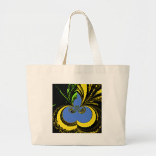 Grand Tote Bag Gold Blue