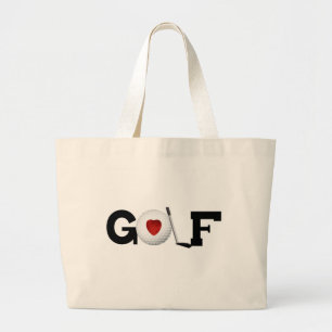 Grand Tote Bag Golf avec des T-shirts et des cadeaux de boule de