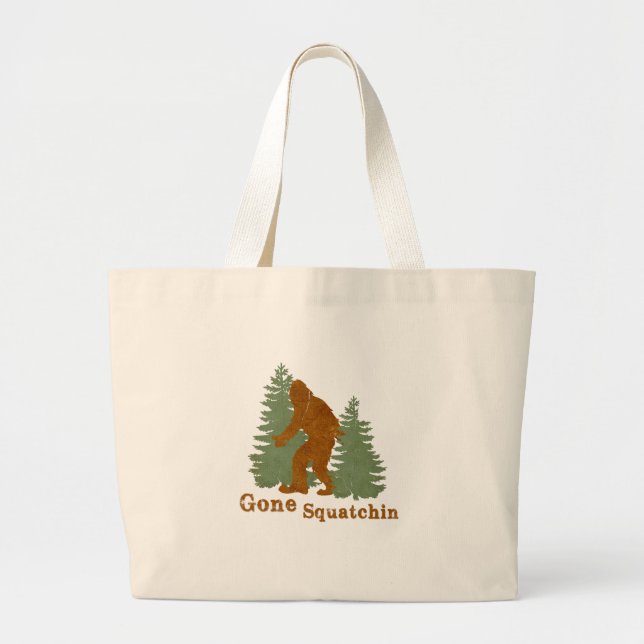 Grand Tote Bag Gone Squatchine (Devant)