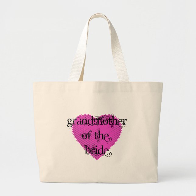 Grand Tote Bag Grand-mère de la mariée (Devant)