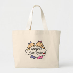 Grand Tote Bag Grand-mère de Twin Girls Tshirts et cadeaux