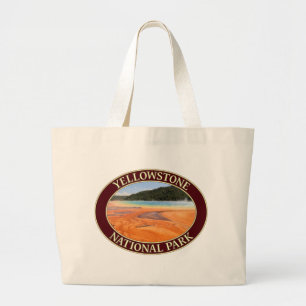 Grand Tote Bag Grand Printemps Prismatique au parc national de Ye
