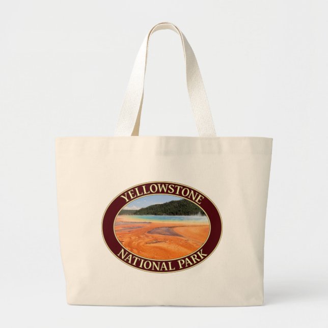 Grand Tote Bag Grand Printemps Prismatique au parc national de Ye (Devant)