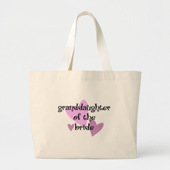 Grand Tote Bag Grande fille de la mariée (Devant)