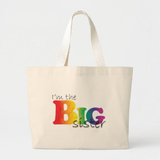Grand Tote Bag Grande soeur - arc-en-ciel