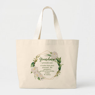 Grand Tote Bag Grandma Grand-mère s'amuser